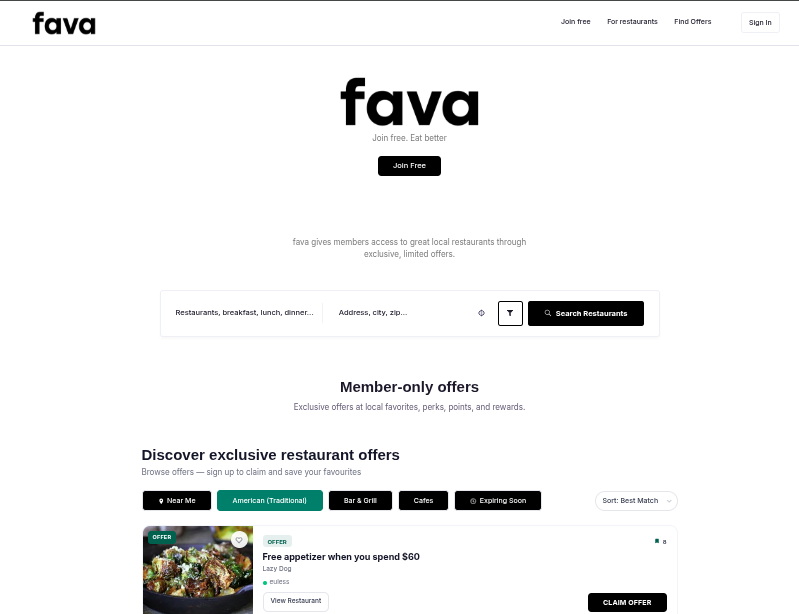 JoinFava Resturant — screenshot 13