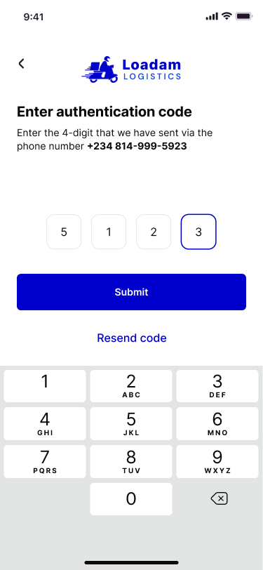 LOADAM (Mobile App Project) — screenshot 3