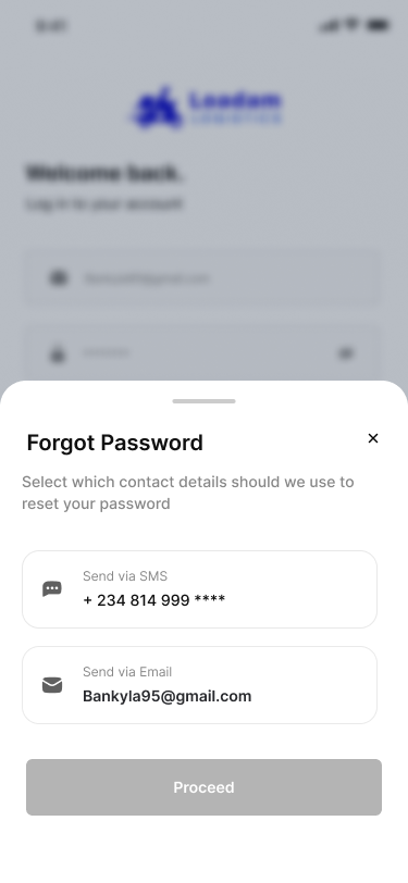 LOADAM (Mobile App Project) — screenshot 4